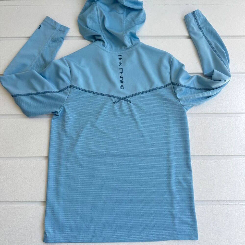 Huk and Bassdash Youth UPF Long Sleeve Fishing Shirt Lot Size Large - Picture 4 of 8